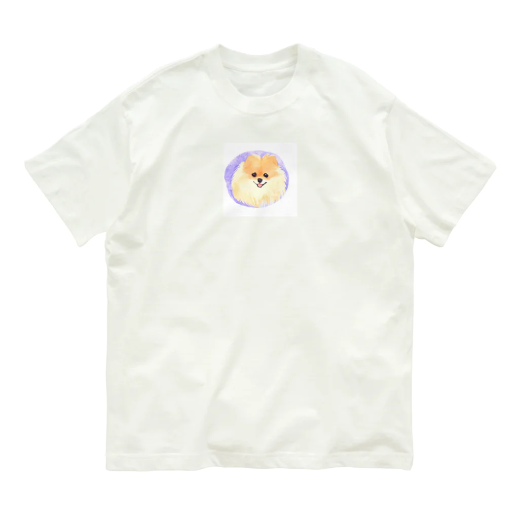 Miri Miriの私のポメラニアン Organic Cotton T-Shirt