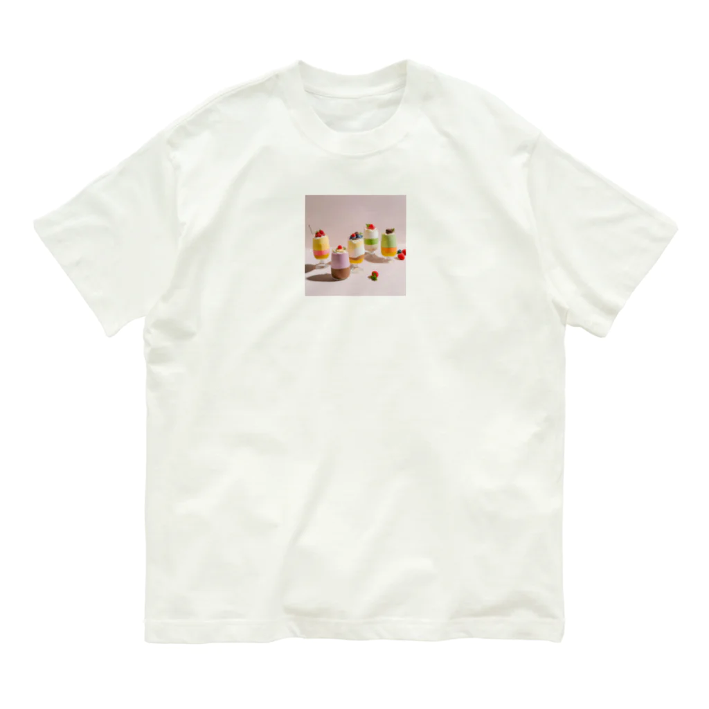 ai美女ショップのカラフルパフェ🍨 Organic Cotton T-Shirt