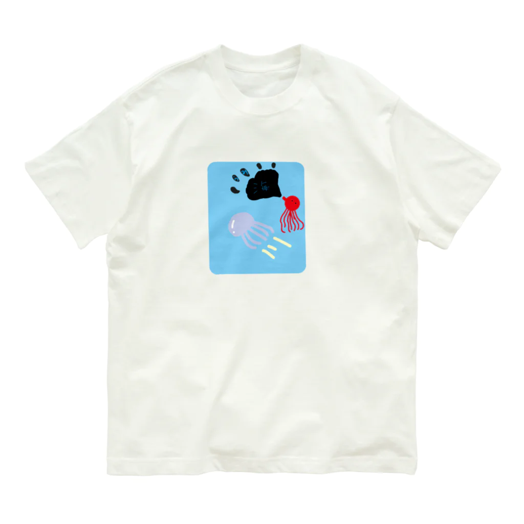 prosperity-1のたことクラゲ オーガニックコットンTシャツ