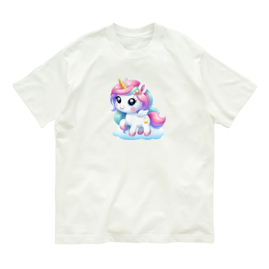 ironanoの【#いろなの】ユニコーン オーガニックコットンTシャツ