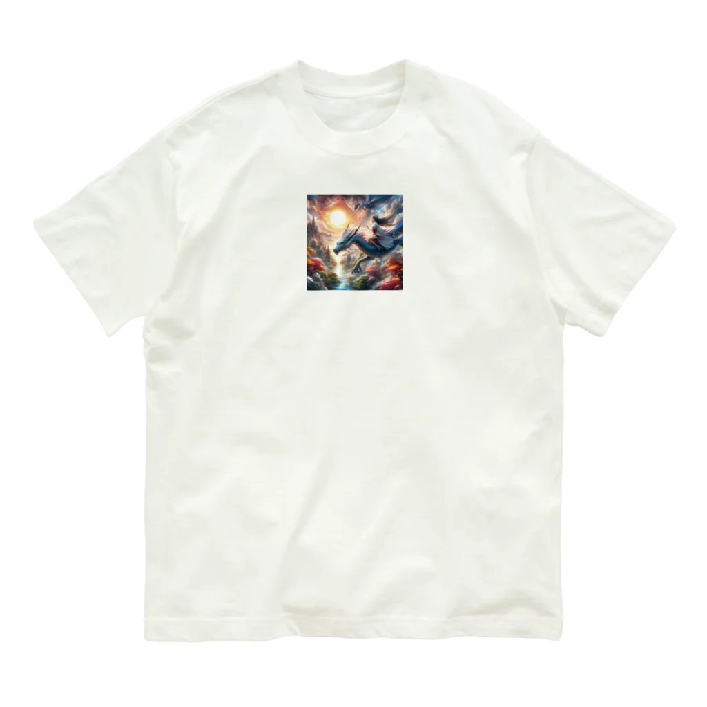 comati12の龍と娘 Organic Cotton T-Shirt