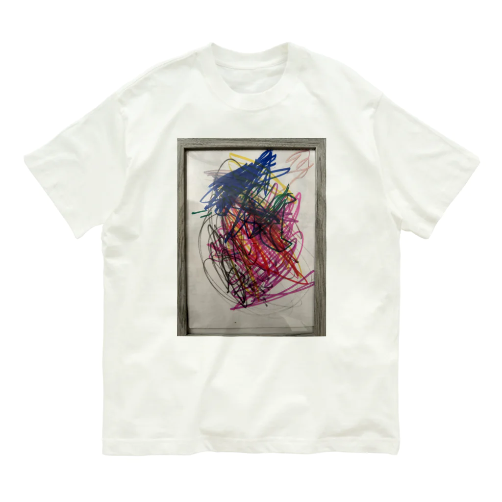 ポコ天市場のきゅうきゅうしゃの絵 Organic Cotton T-Shirt