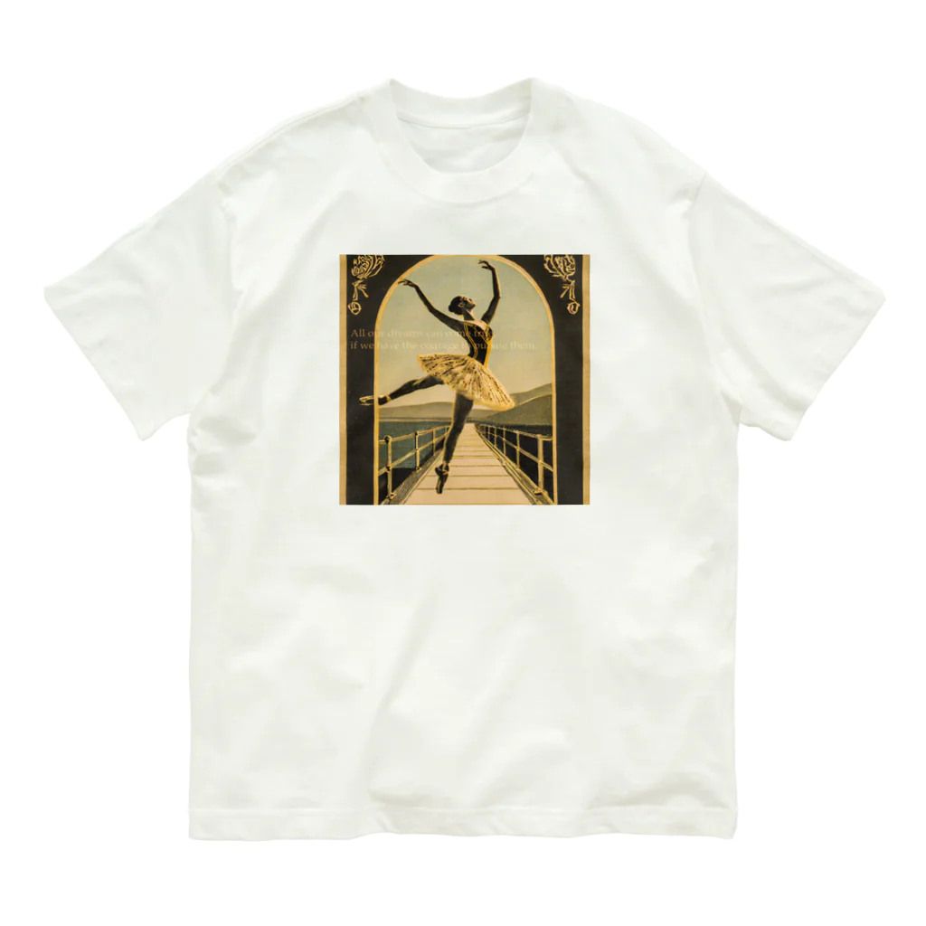 mana美術のバレリーナ#5 Organic Cotton T-Shirt