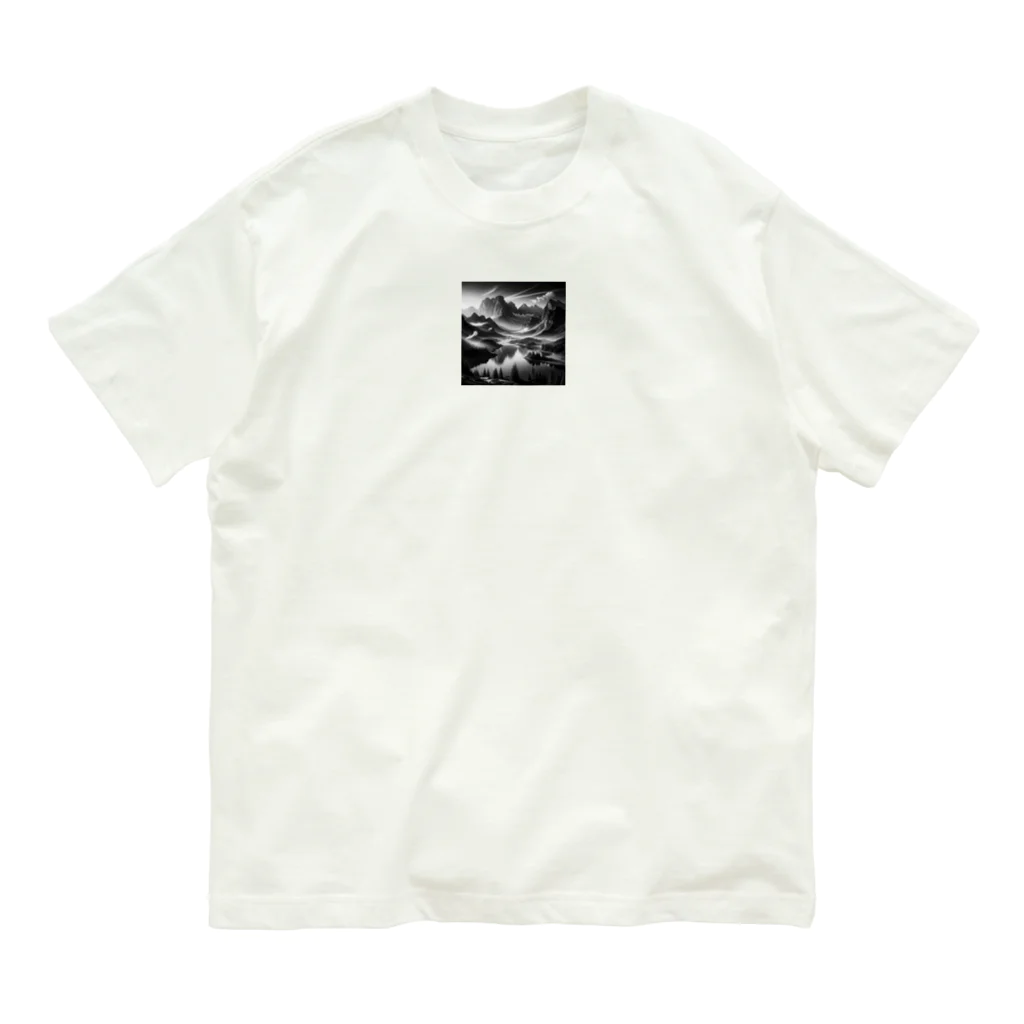 cc-akの白黒風景 オーガニックコットンTシャツ