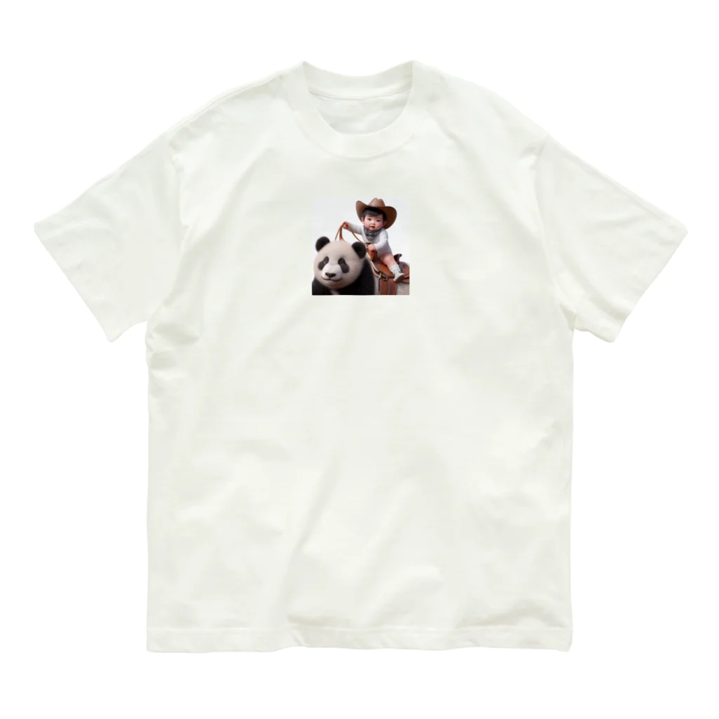 taka-kamikazeの赤ちゃんカウボーイ オーガニックコットンTシャツ