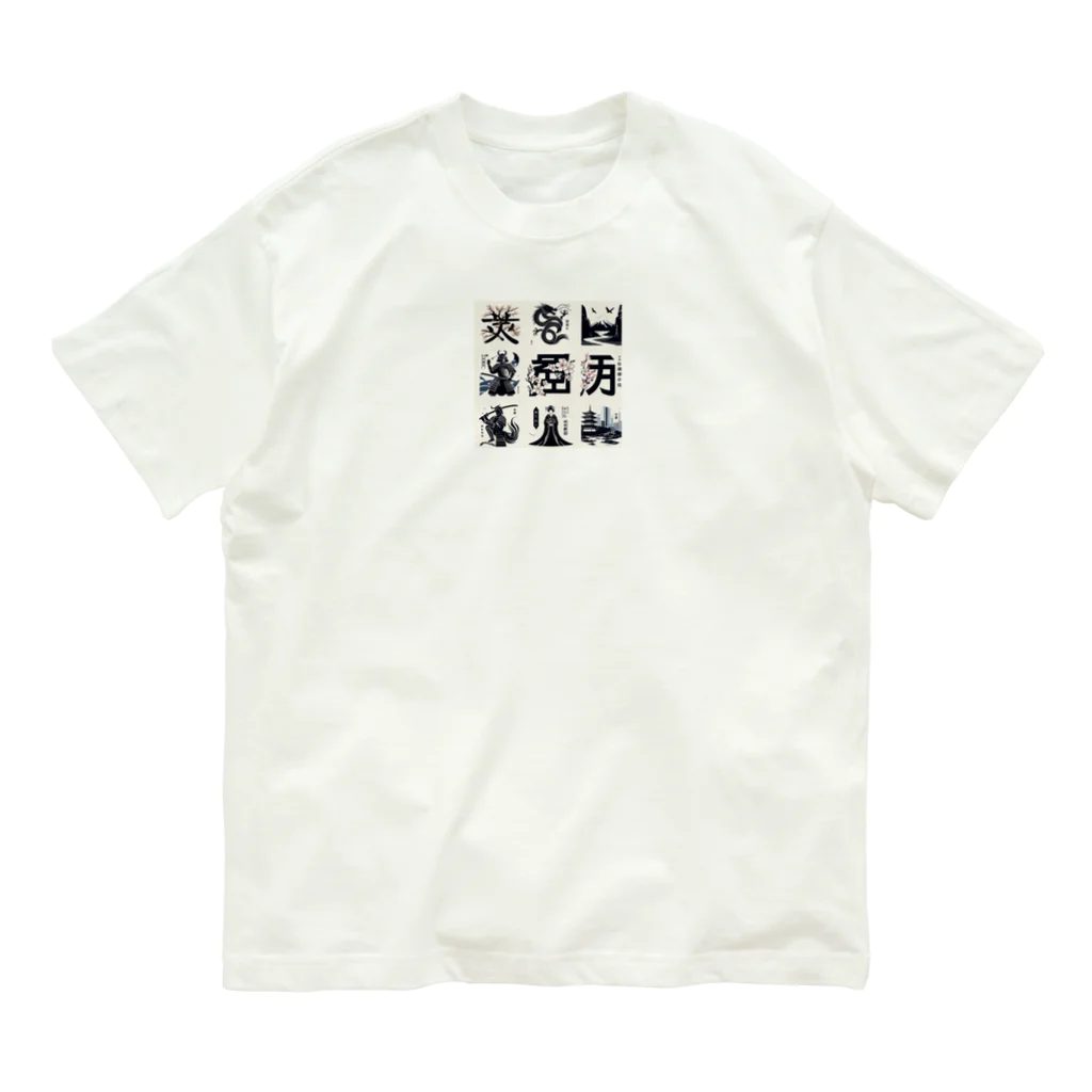 hanaKのKANJI japan Organic Cotton T-Shirt