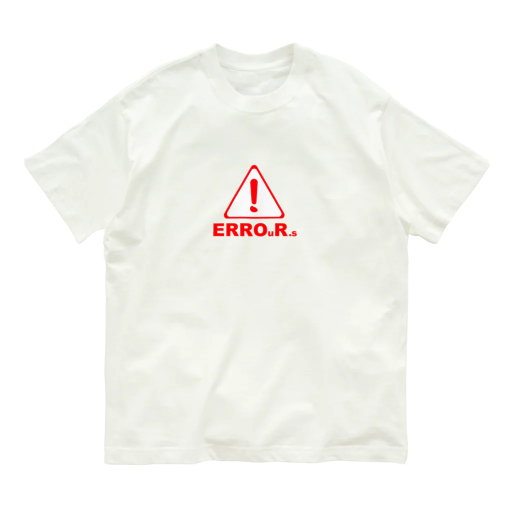 Our.s SUZURI店のERROuR.s オーガニックコットンTシャツ