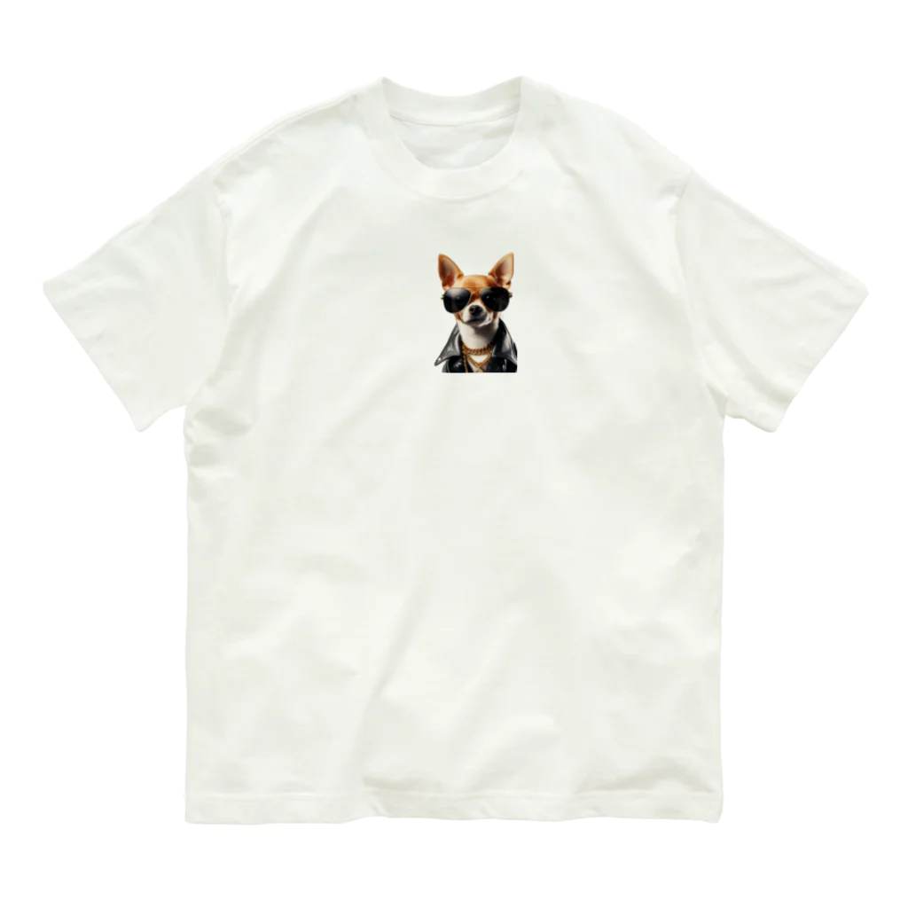 arenahitoのニヒルなチワワ Organic Cotton T-Shirt