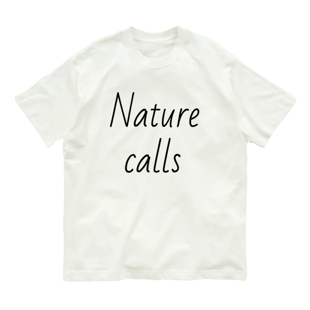 slapのNatur calls オーガニックコットンTシャツ