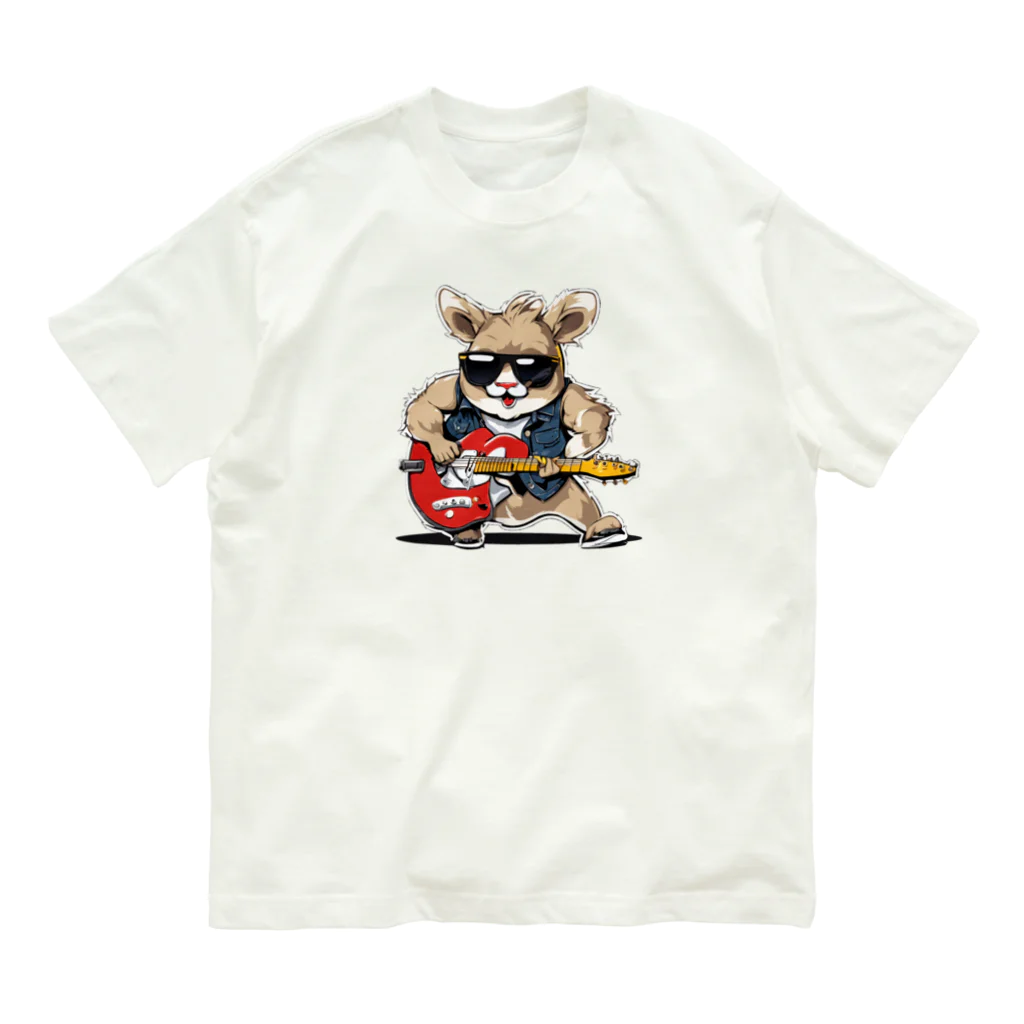 kichi_333のロックに生きるアニマル オーガニックコットンTシャツ