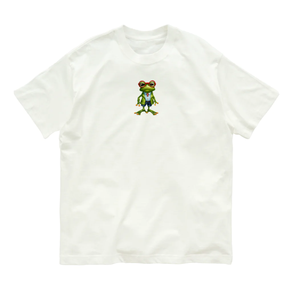 MEGROOVEのカエル11 Organic Cotton T-Shirt