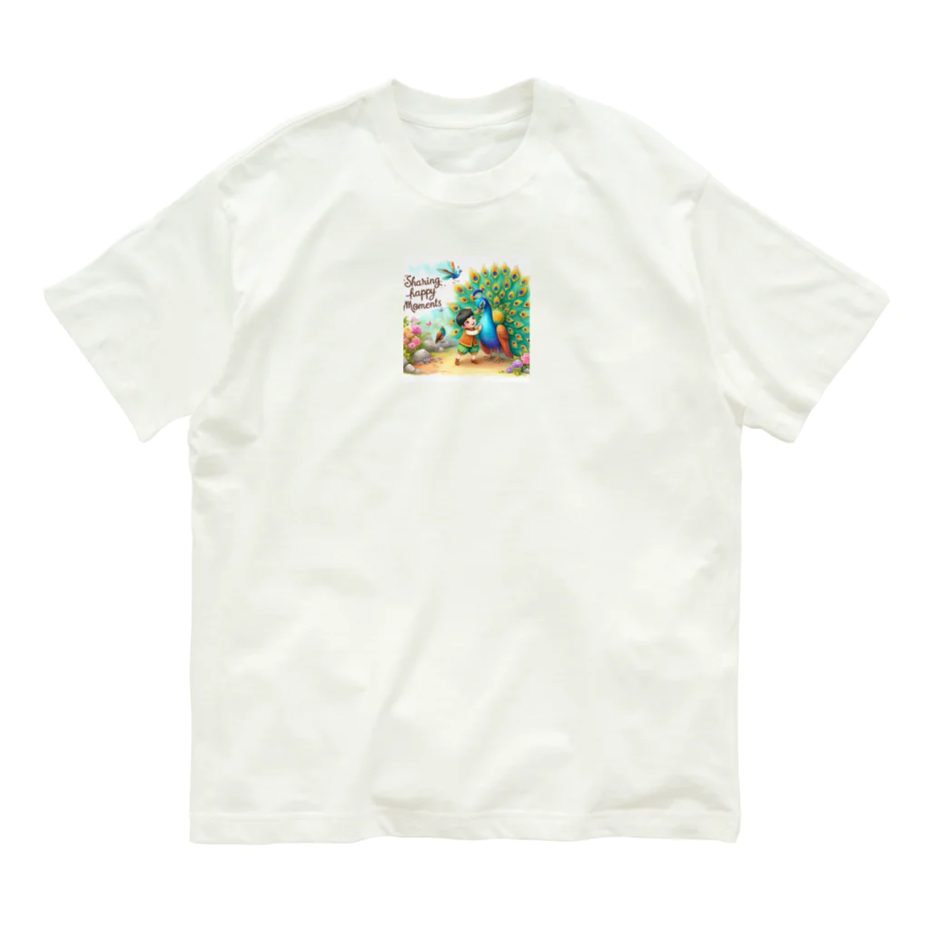 J-Peacockのイメージディスクリプション Organic Cotton T-Shirt