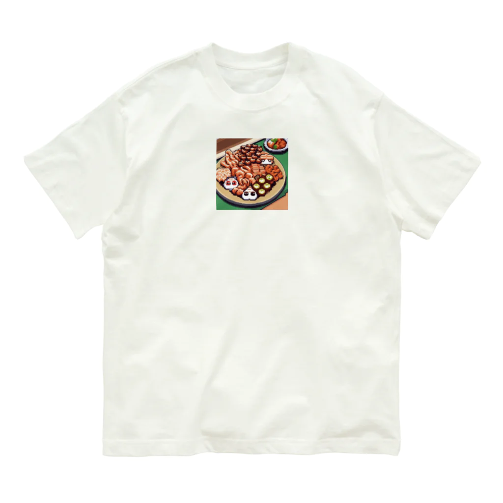 kawaiidoubututatiのたこパーティー オーガニックコットンTシャツ