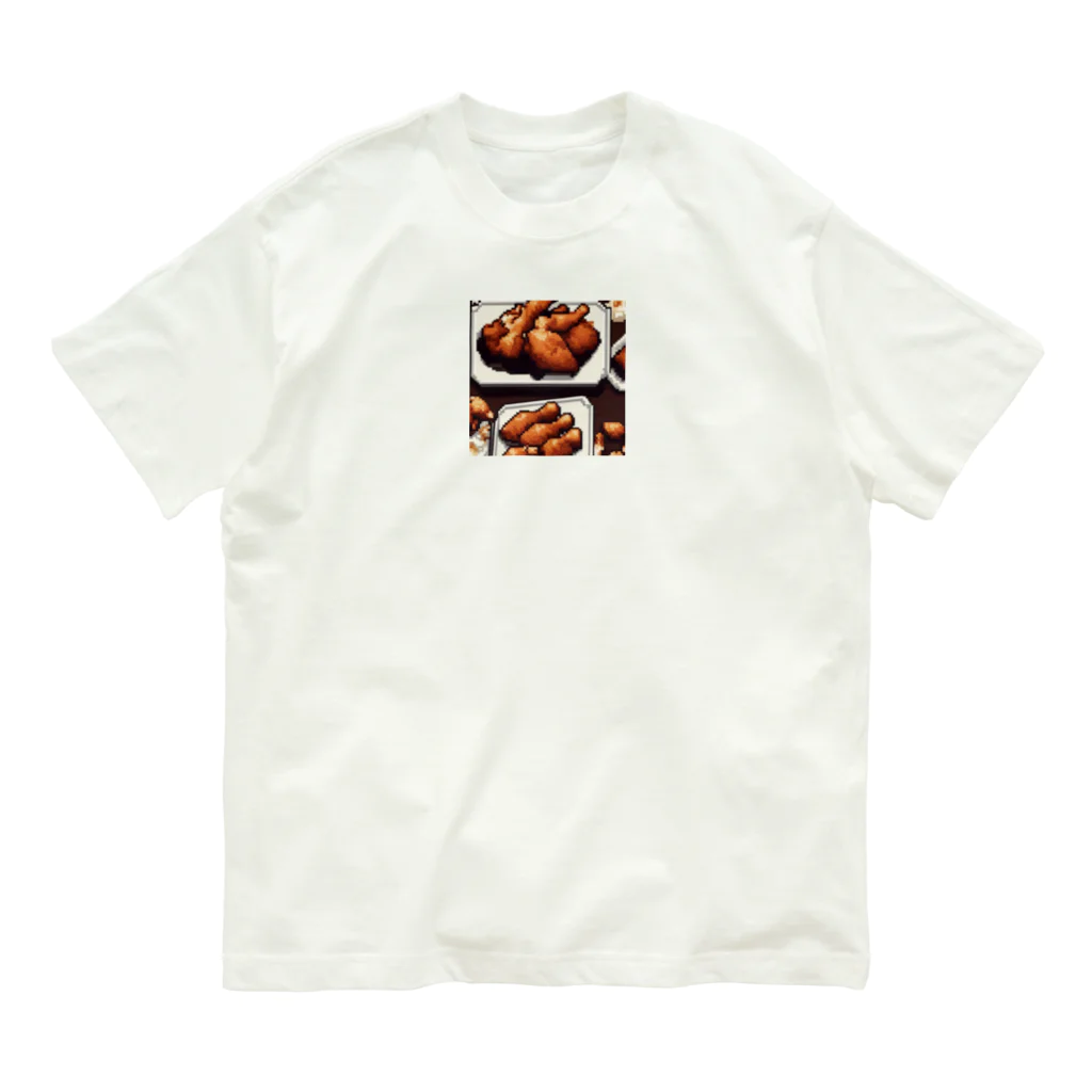 kawaiidoubututatiの醤油からあげ Organic Cotton T-Shirt