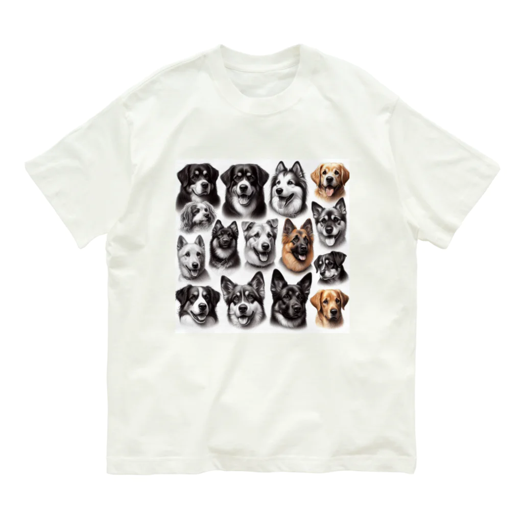 dogfulのかっこいい大型犬 オーガニックコットンTシャツ