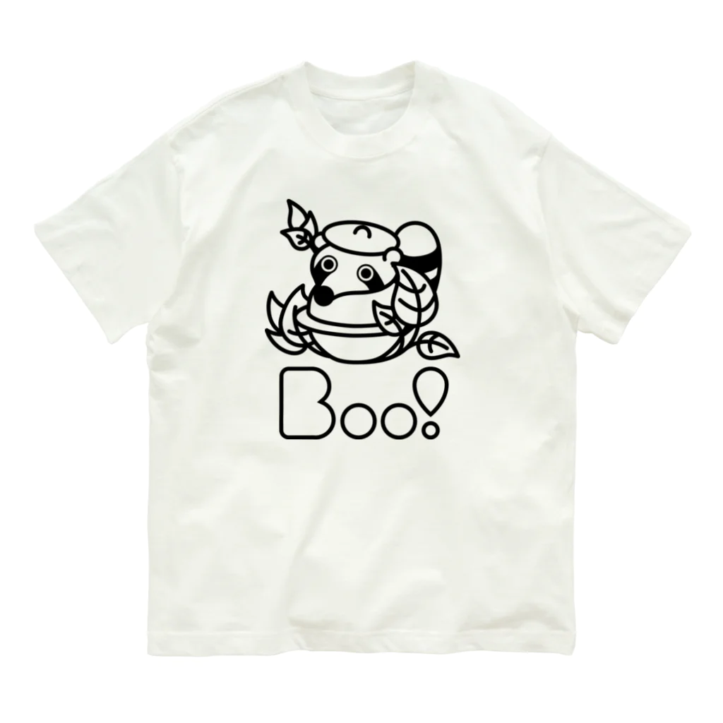 Boo!のBoo!(ぶんぶくちゃがま) Organic Cotton T-Shirt