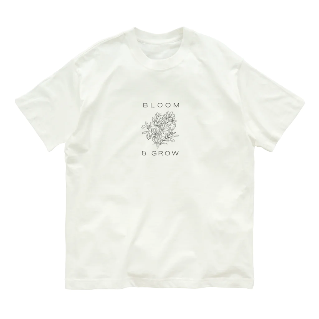 BTS ARMY2013のフローラルデザイン Organic Cotton T-Shirt