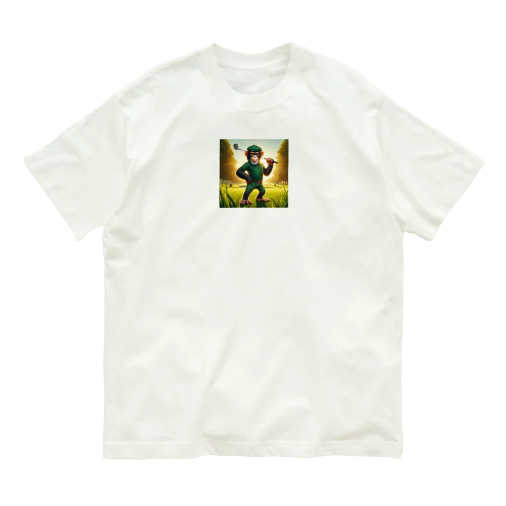 mikey_subworkのゴルファー オーガニックコットンTシャツ