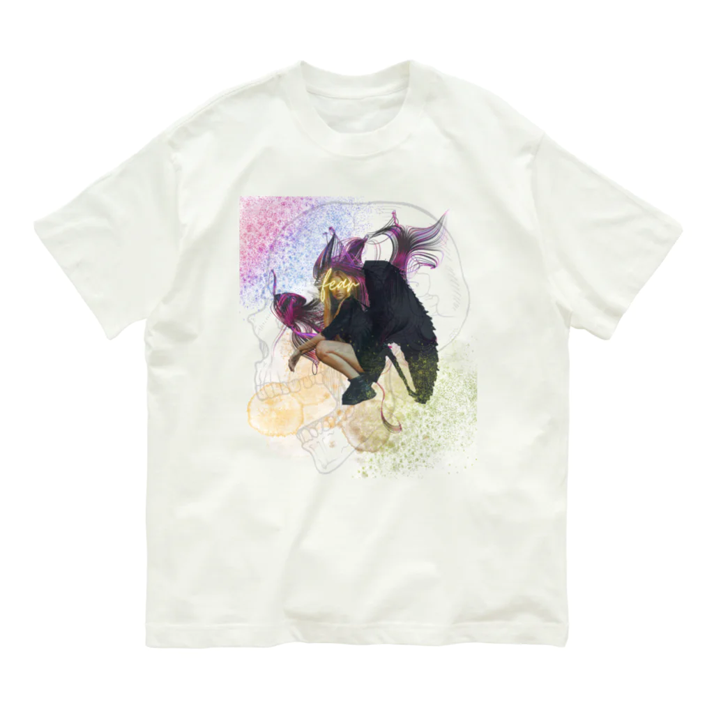 CurtainCallのfear 悪魔 オーガニックコットンTシャツ