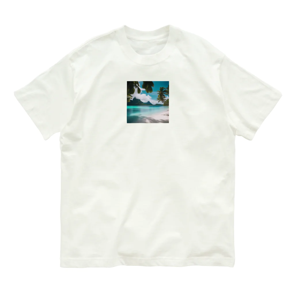 metametamonnのボラボラ島 Organic Cotton T-Shirt