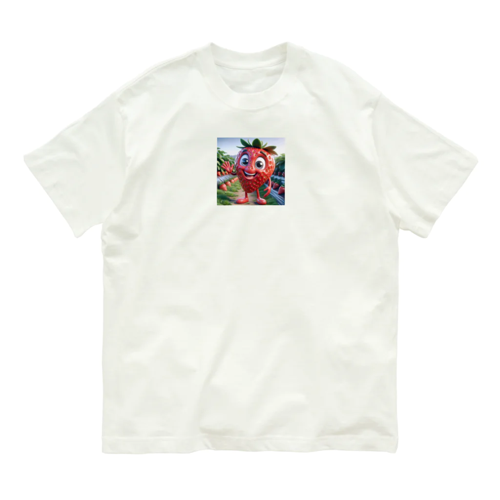 われらちきゅうかぞくのダディーベリーと子供たち Organic Cotton T-Shirt