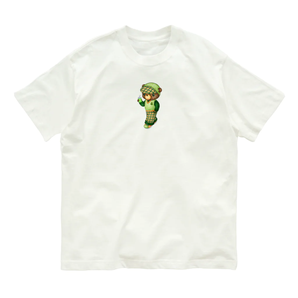 satoayaのアニマルカフェのフルーツファッション　ラフランス Organic Cotton T-Shirt