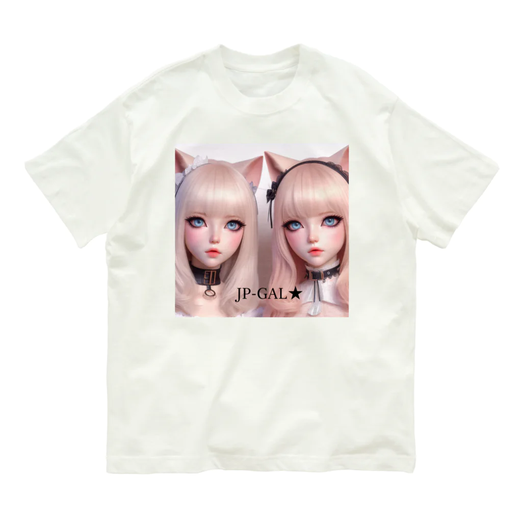 ca2432oebのJP-GAL-CAT03 Organic Cotton T-Shirt