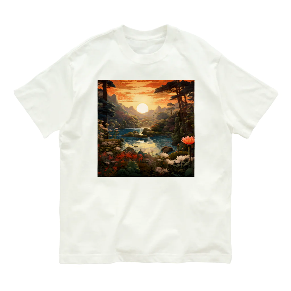 AQUAMETAVERSEの朝の穏やかな雰囲気 Marsa 106 Organic Cotton T-Shirt