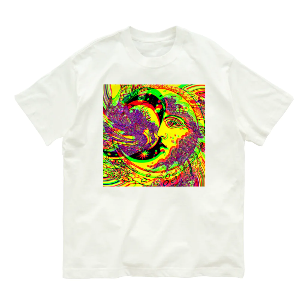 moon_takuanの小宇宙B「Microcosm B」 オーガニックコットンTシャツ