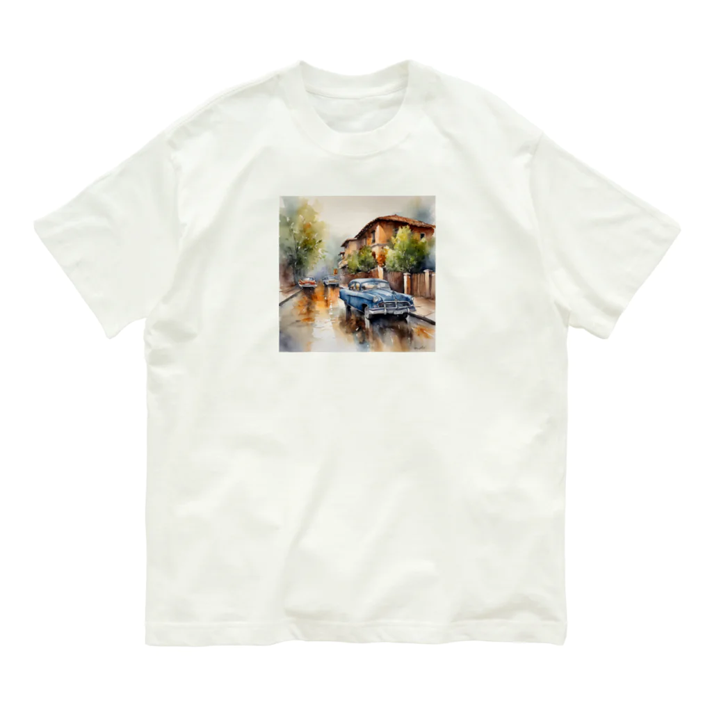 metametamonnのおしゃれな水彩画 Organic Cotton T-Shirt