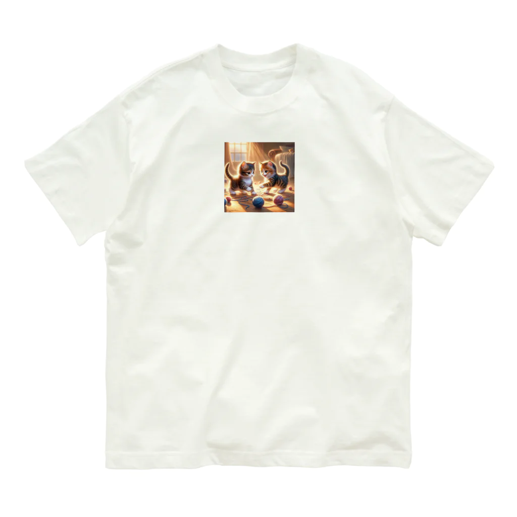 katohkouchiのPlayful_Bonds Organic Cotton T-Shirt