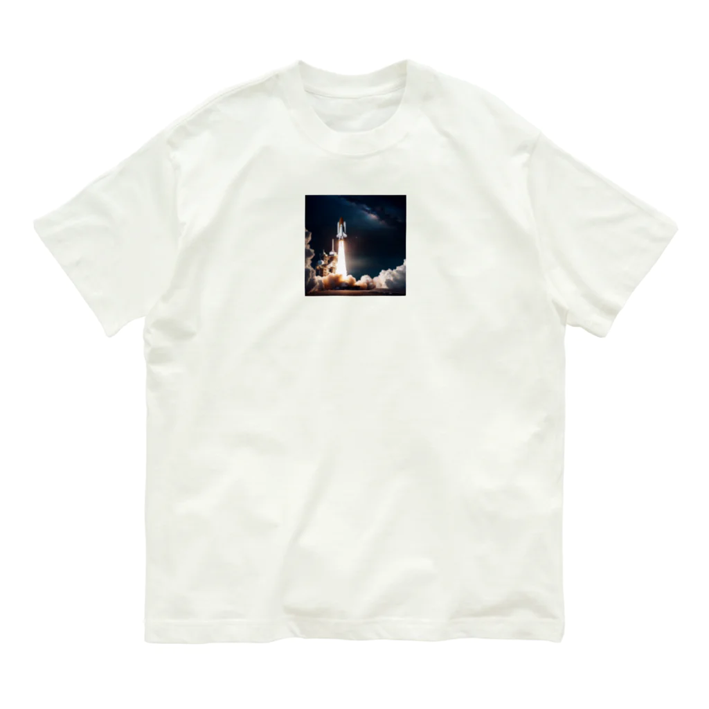 riko1214の宇宙へ発進 Organic Cotton T-Shirt