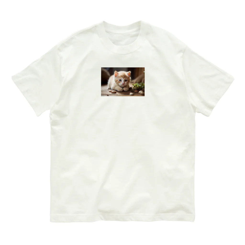 syuko5の癒しの猫ちゃん Organic Cotton T-Shirt