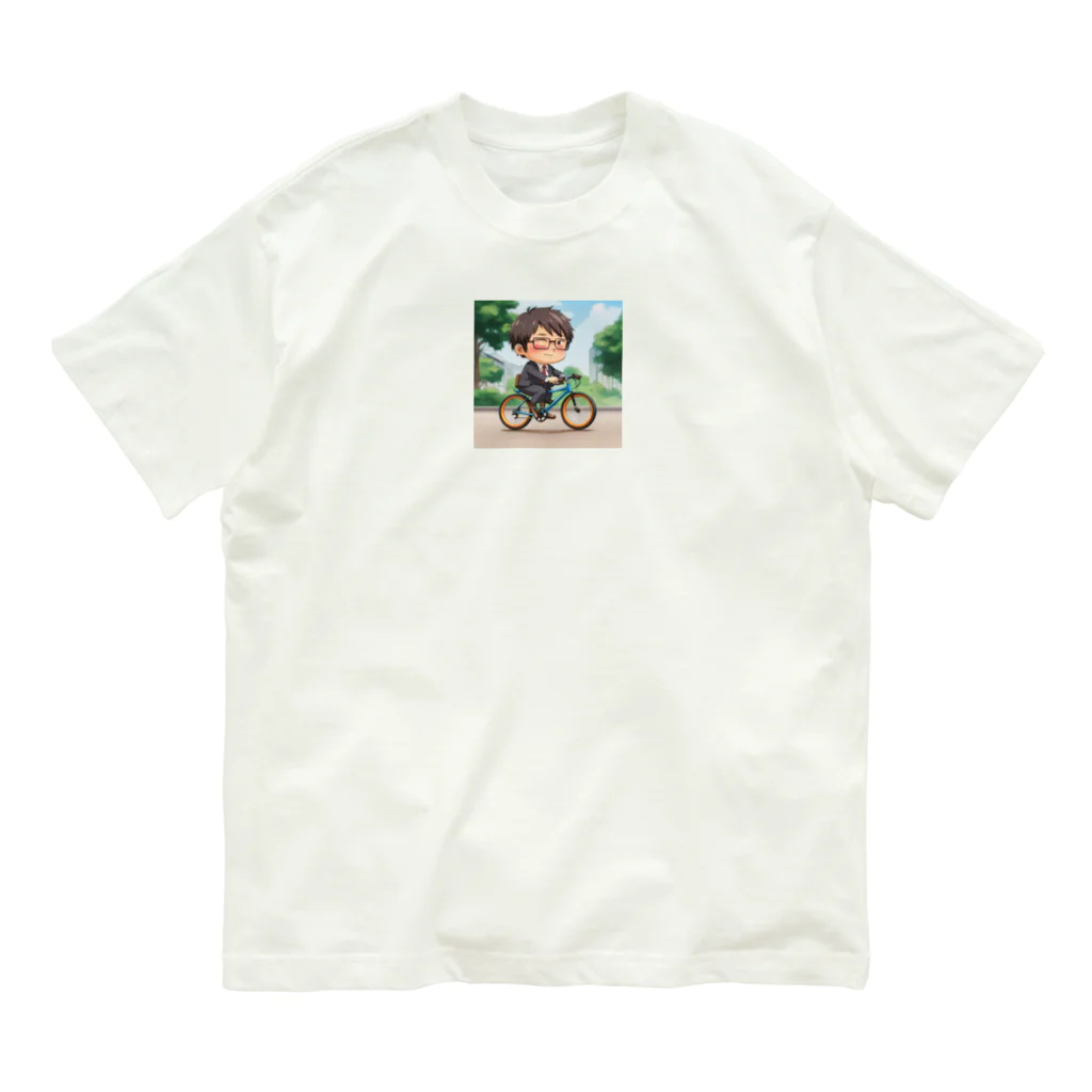 なお（ｻﾗﾘｰﾏﾝ）＠AI使って情報発信中の自転車通勤＠サラリーマン Organic Cotton T-Shirt