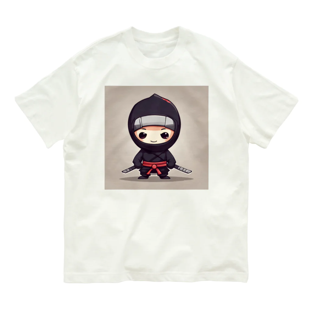 d-design-labのかわいい忍者のイラストグッズ Organic Cotton T-Shirt