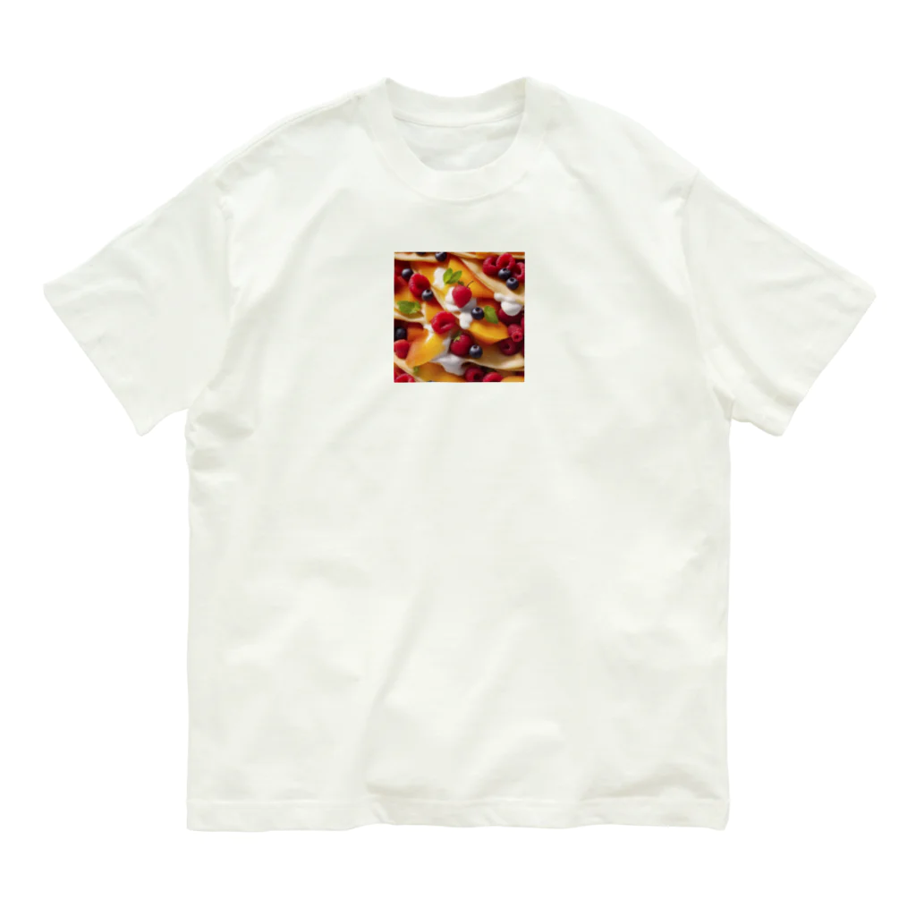 Crepe Collection Center 【CCC】のラズベリーミックス Organic Cotton T-Shirt