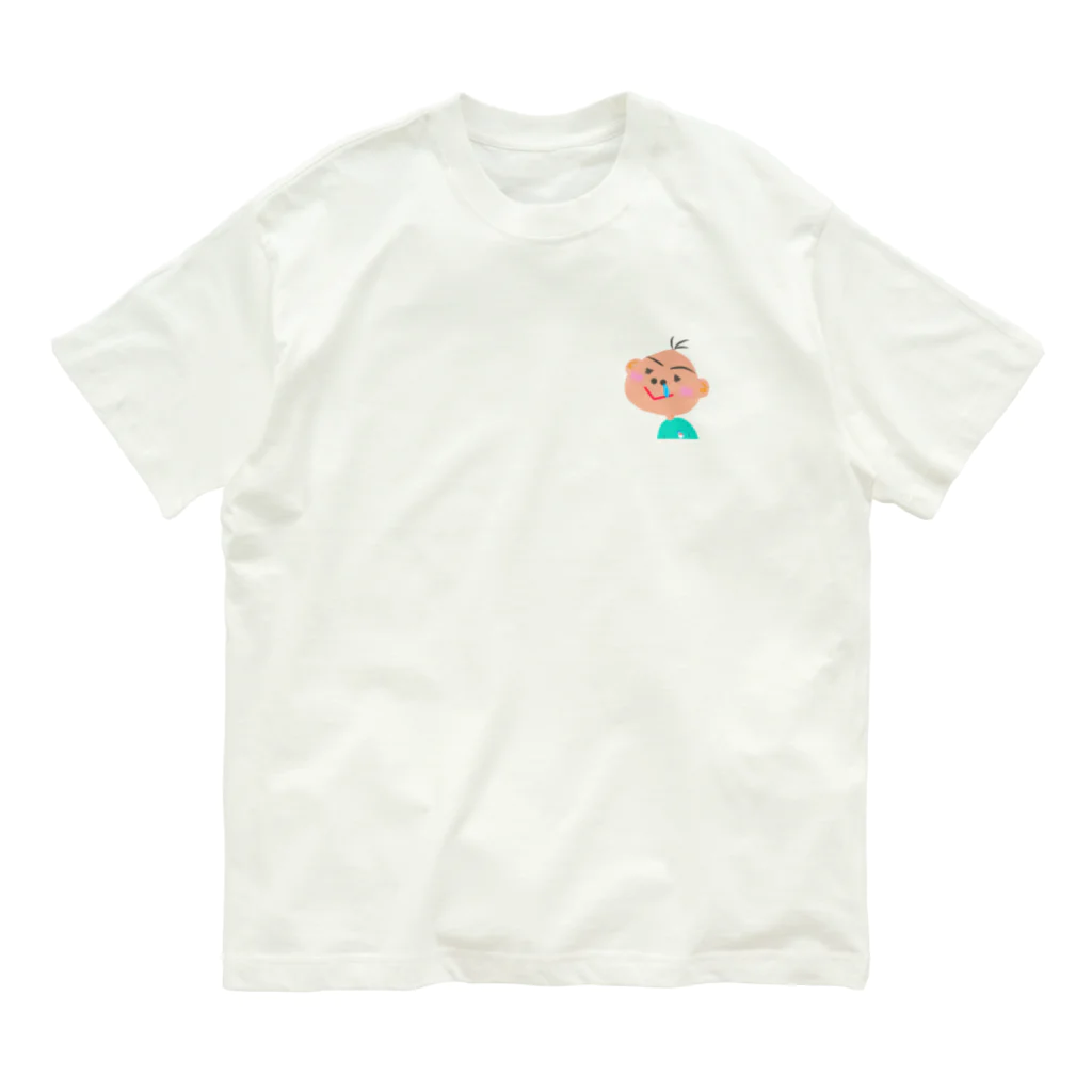 ザ☆めんまのお店の笑太郎（えみたろう） Organic Cotton T-Shirt