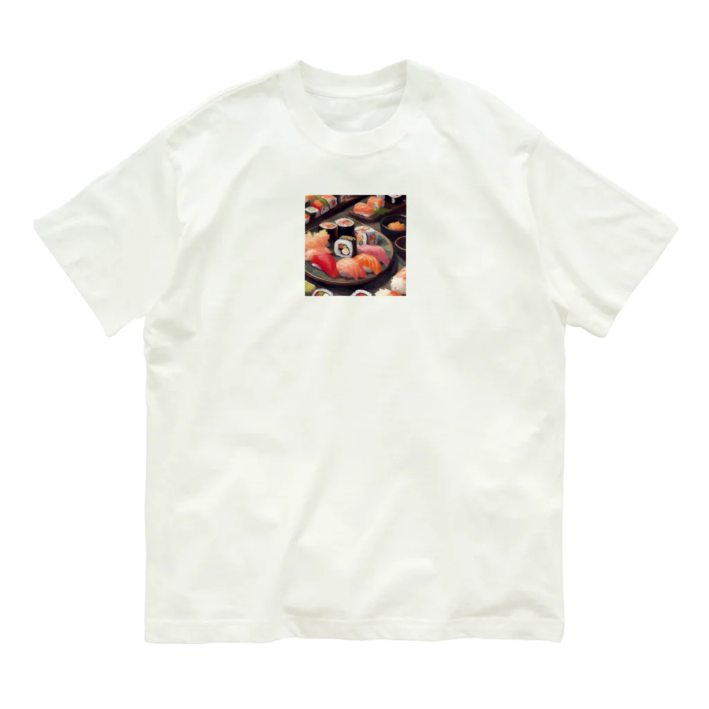 happiness_shopの華やかな日本料理の世界へようこそ Organic Cotton T-Shirt