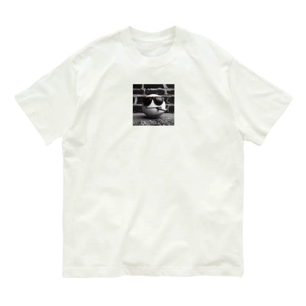 たこ焼きのストレート Organic Cotton T-Shirt