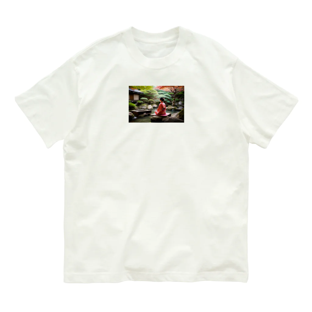 みきみきさんのJapaneseHealingSpaces Organic Cotton T-Shirt