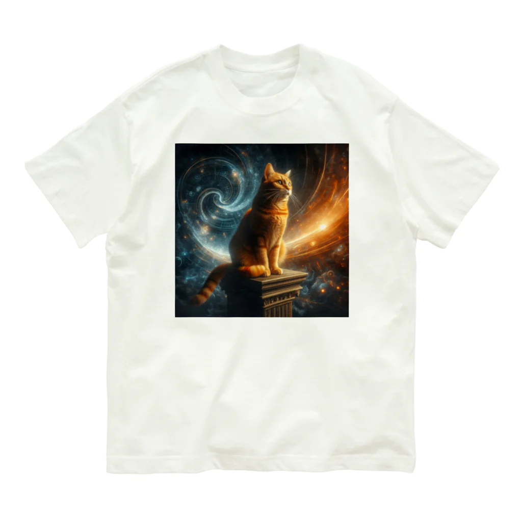 yos-1292583のねこニコばん Organic Cotton T-Shirt