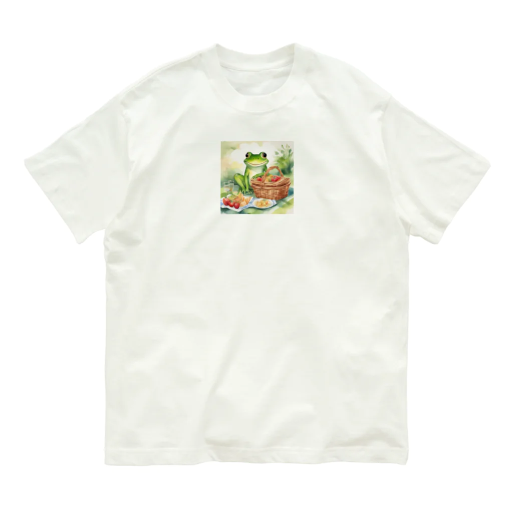 yuko_uのハピケロ〜ピクニック Organic Cotton T-Shirt