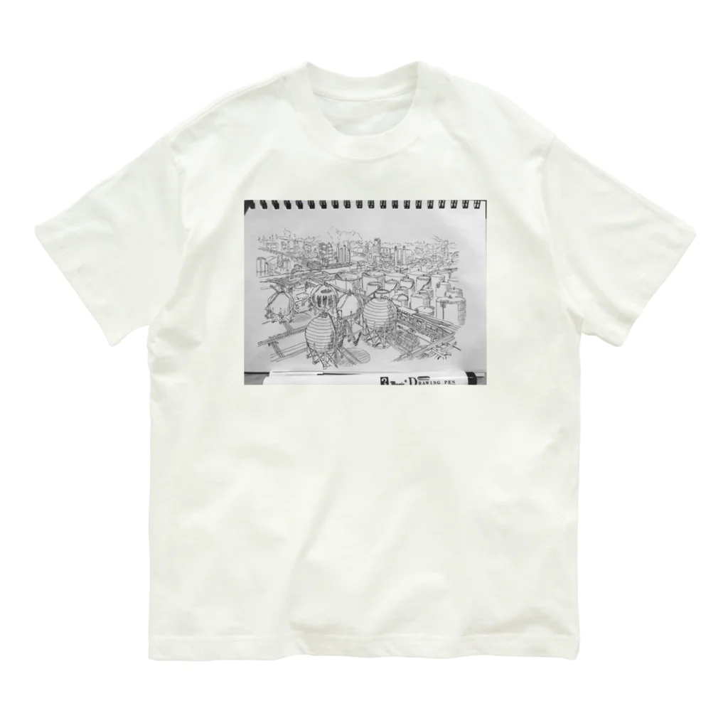 OASIS TOWNのコンビナートアート オーガニックコットンTシャツ