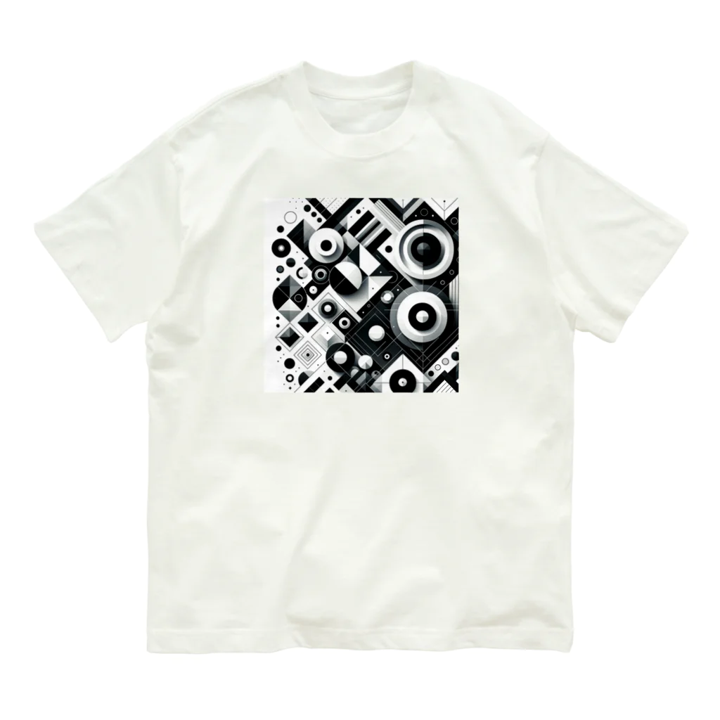 masaの抽象的で洗練された幾何学 Organic Cotton T-Shirt