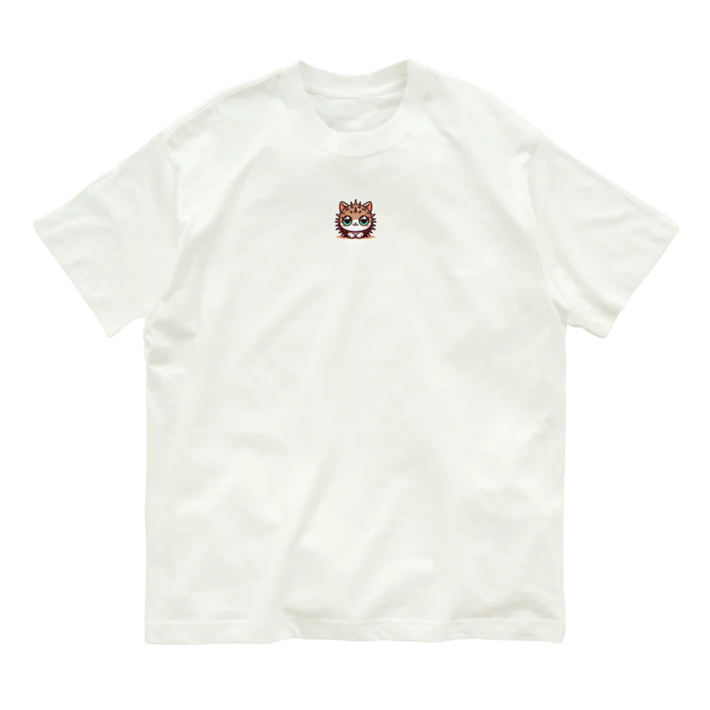 Hiro.Nozのトゲトゲねっこ オーガニックコットンTシャツ