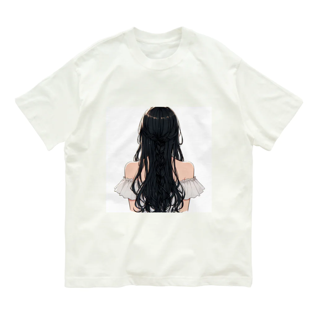 sakaki-tomoeの後ろ姿 Organic Cotton T-Shirt