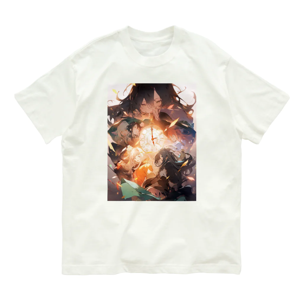 AQUAMETAVERSEの時は今　エンジェル717 2065 Organic Cotton T-Shirt