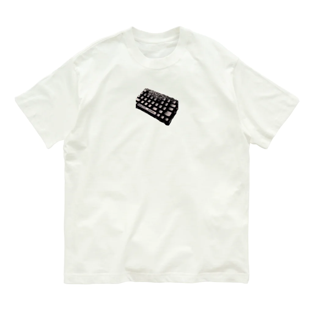 gajetto_papaのgajetto_papaキーボード オーガニックコットンTシャツ