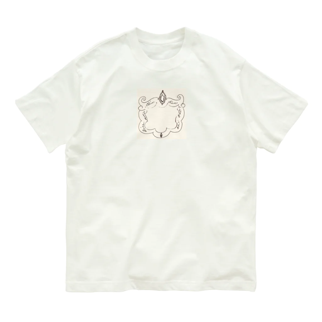 mermaidandwhitehorseのイラストレーション05 オーガニックコットンTシャツ