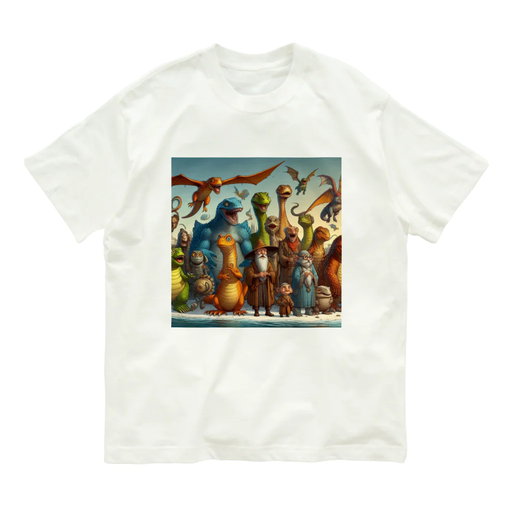 pyun-pyunmaruのハイ　チーズ Organic Cotton T-Shirt